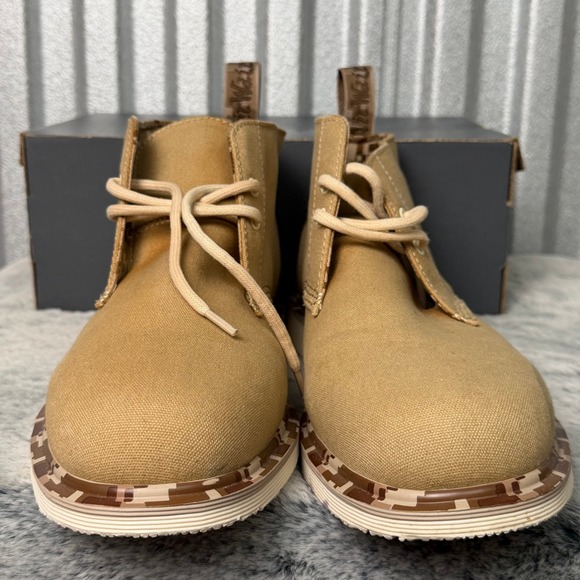 Dr Martens Nixon Desert Boots Tan Canvas Digital Camo Trim Mens Size 13 US M main image 8